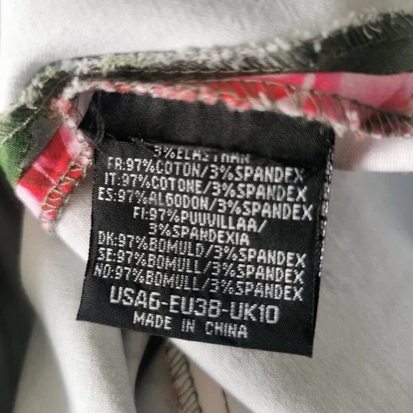 HEARTS & ROSES Floral Hepburn Dress Fit Flare 50s Fifties Wedding Party UK 10 - Picture 7 of 9